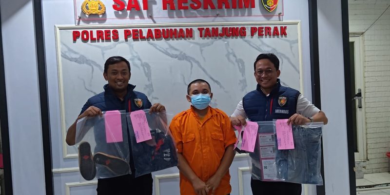 Polres Pelabuhan Tanjung Perak Berhasil Mengamankan Pelaku Jambret Yang Meresahkan Warga 