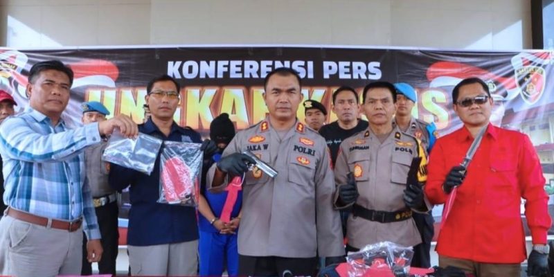 Kedapatan Membawa Senjata Api, Dua Specialis Curanmor di Kota Tegal Diringkus Polisi