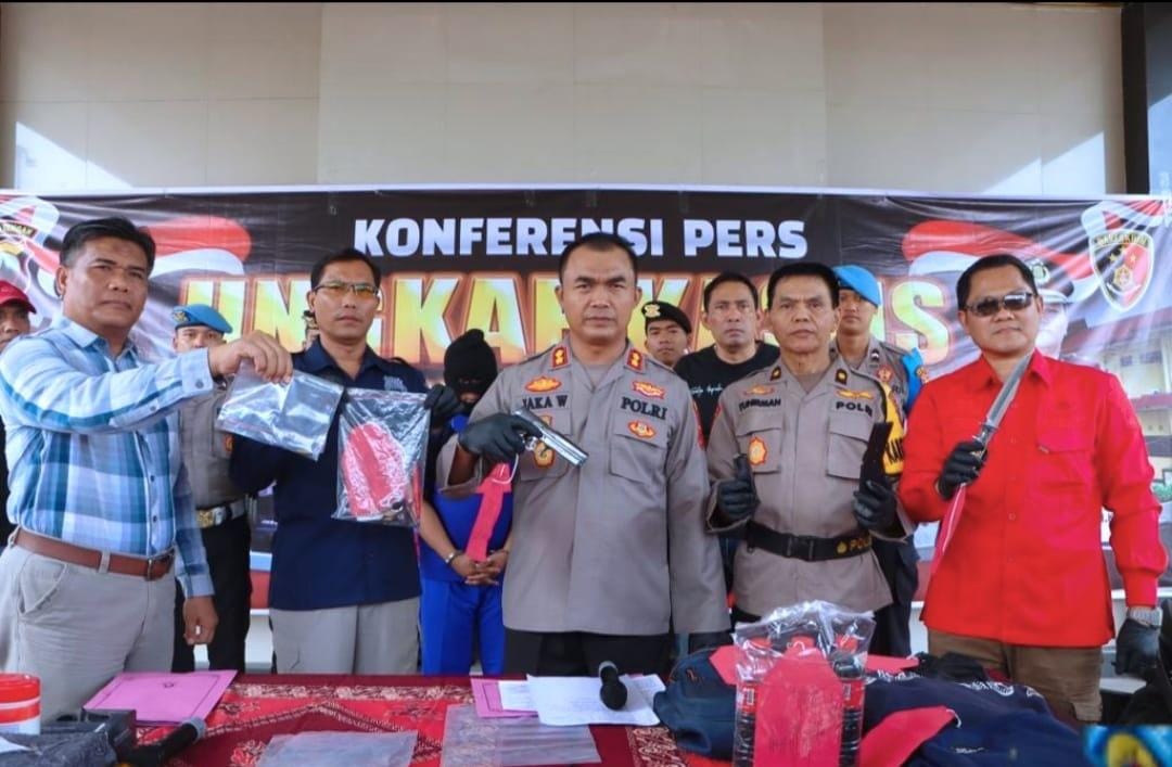 Kedapatan Membawa Senjata Api, Dua Specialis Curanmor di Kota Tegal Diringkus Polisi