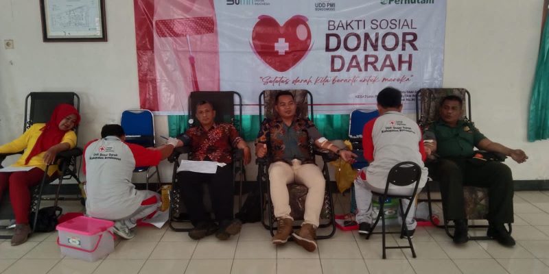 HPN Tahun 2023, Management KPH Perhutani Bekerjasama Dengan PMI Kabupaten Bondowoso Gelar Donor Darah