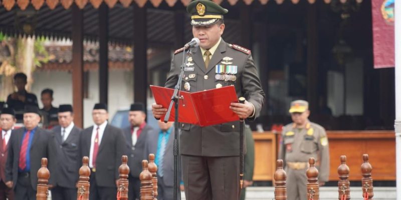 Danrem Wijayakusuma Irup Peringatan Hari Pahlawan Ke-78 Pemkab Banyumas