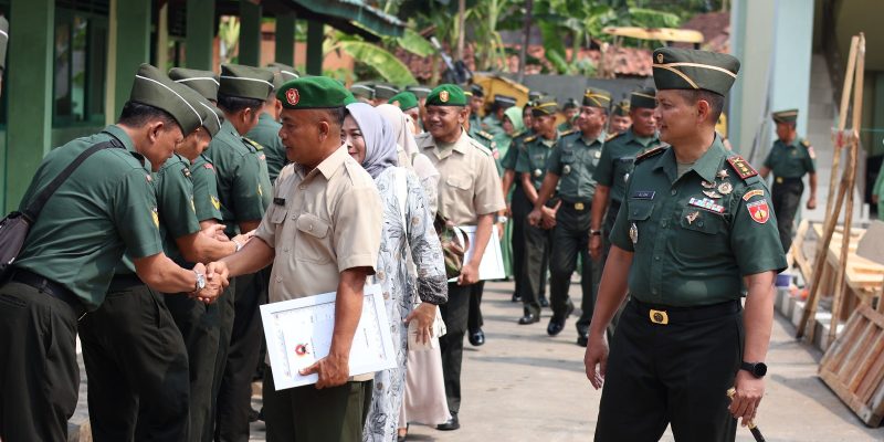 Dandim Batang Pimpin Upacara Purna Tugas, Dan Serah Terima Jabatan Danramil