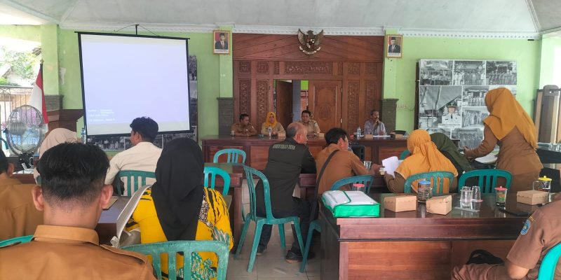 Dinas PMD Kabupaten Lamongan Melakukan Monitoring dan Evaluasi Sebanyak 9 Desa di Kecamatan Bluluk