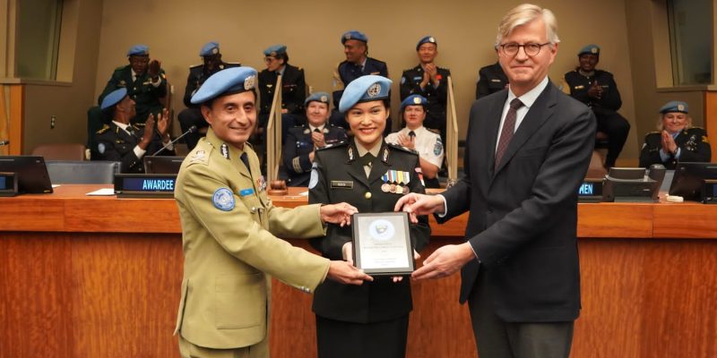 Briptu Renita Rismayanti Terima Penghargaan PBB dan Ucapkan Terima Kasih Pak Kapolri