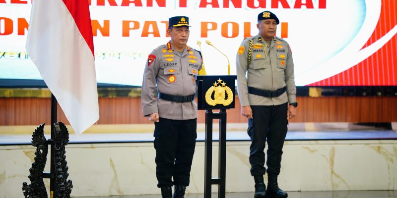 Polri Naikan Pangkat Setingkat Lebih Tinggi ke-13 Pati