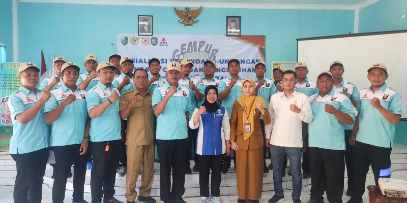 Satpol PP Sampang Sosialisasi Perundang-undangan Tentang Cukai Dan Pengukuhan pengurus Woodbal 2023 – 2027