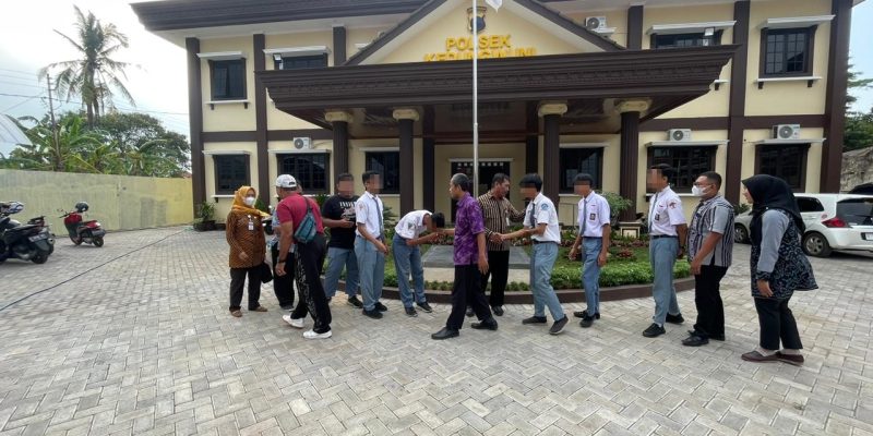 Polsek Kedungwuni Mediasi Tawuran Pelajar SMAN 1 Batang dan SMAN 3 Pekalongan