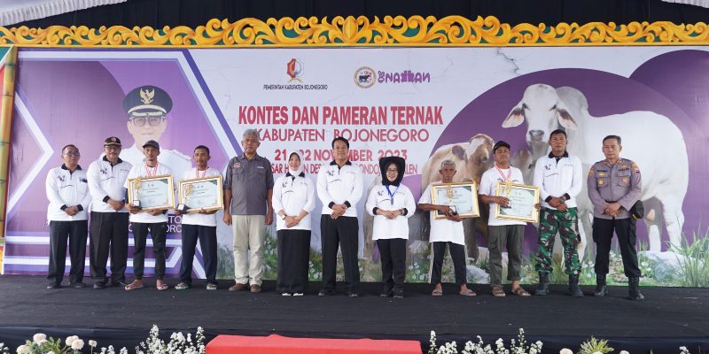Kontes dan Pameran Ternak 2023 Sukses Digelar, Disnakkan Bojonegoro Umumkan Pemenang