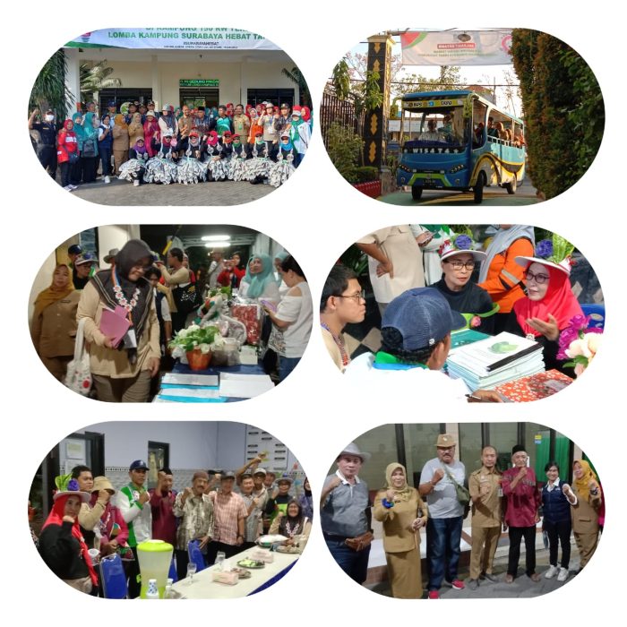 Lomba Penilaian Ke 2 Kampung Surabaya Hebat Oleh Masyarakat RW. 01 Sampai RW. 06