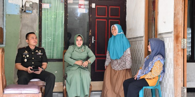 HUT Korem 083/Bdj, Dandim 0822 Bersama Ketua Persit KCK Cab. XXXVI Gelar Anjangsana