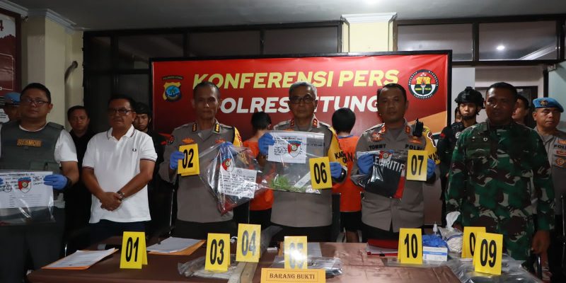 Polda Sulut Tahan 7 Tersangka Bentrok di Bitung