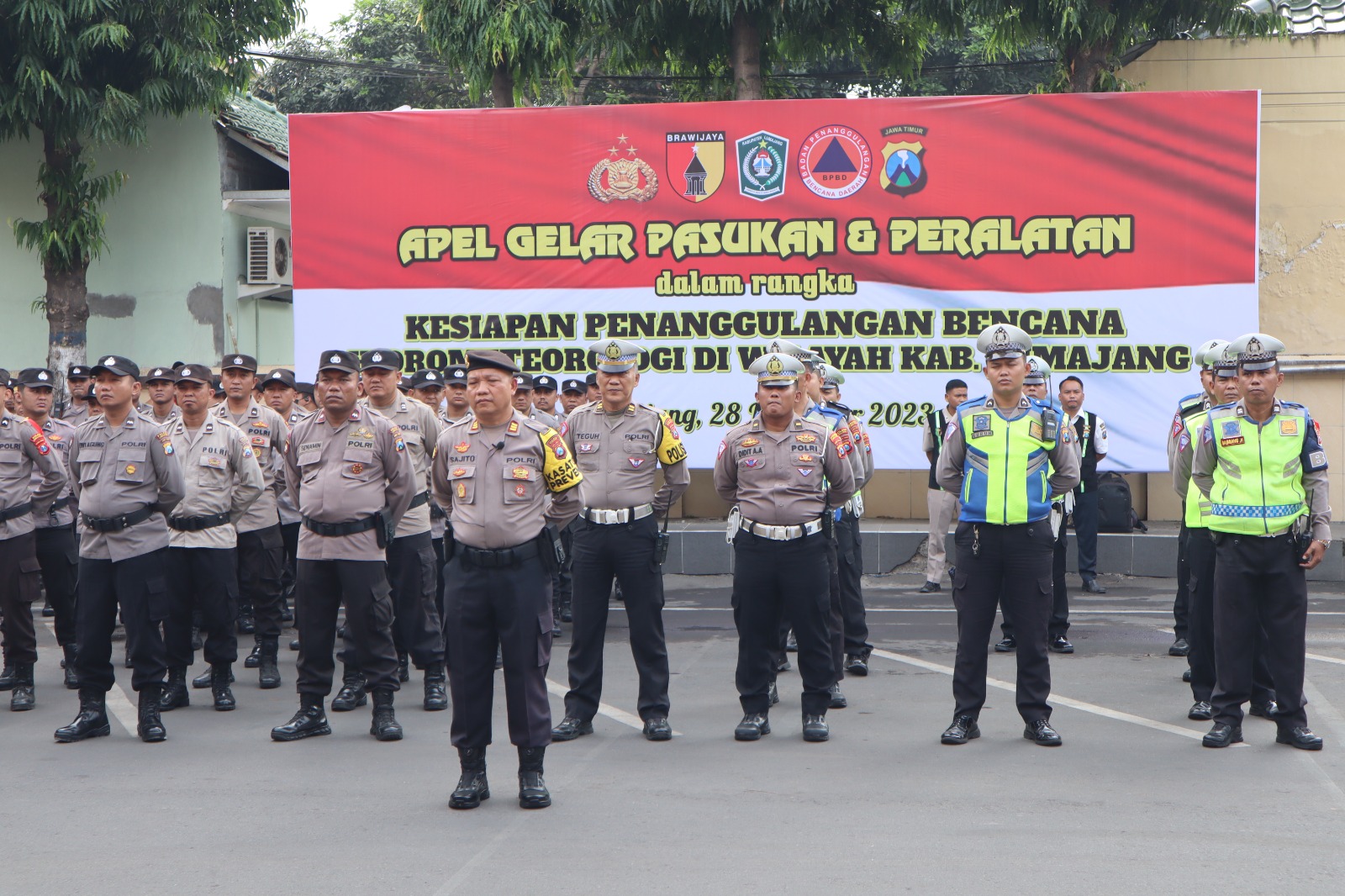 Polres Lumajang Gelar Apel Siaga Bencana Hidrometeorologi Guna Antisipasi Bencan