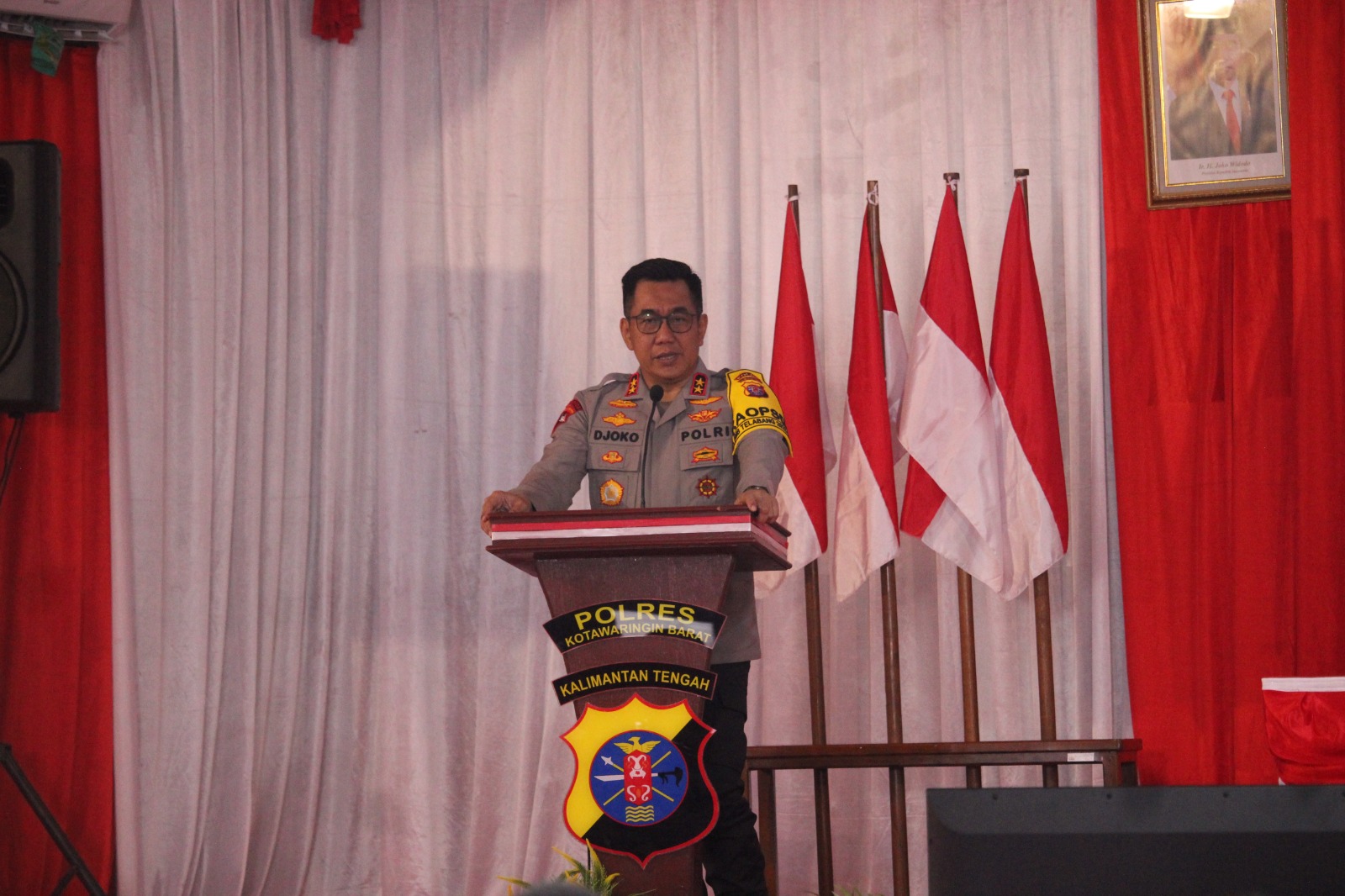 Kapolda Kalteng Imbau Personel Polres Kobar Komitmen Dan Perhatikan Slum Area