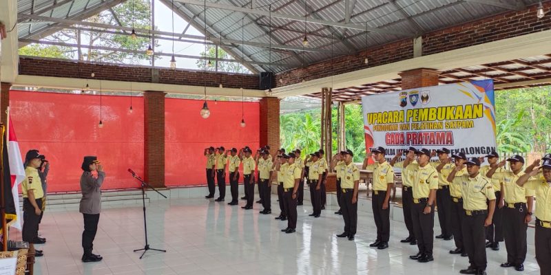 Diklat Satpam Gada Pratama Angkatan 11 Tahun 2023 Polres Pekalongan Dibuka, 37 Siswa Ikut Ambil Bagian