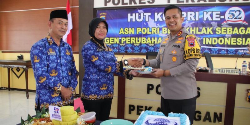 Peringati HUT Korpri ke-52, Polres Pekalongan Gelar Tasyakuran Secara Sederhana