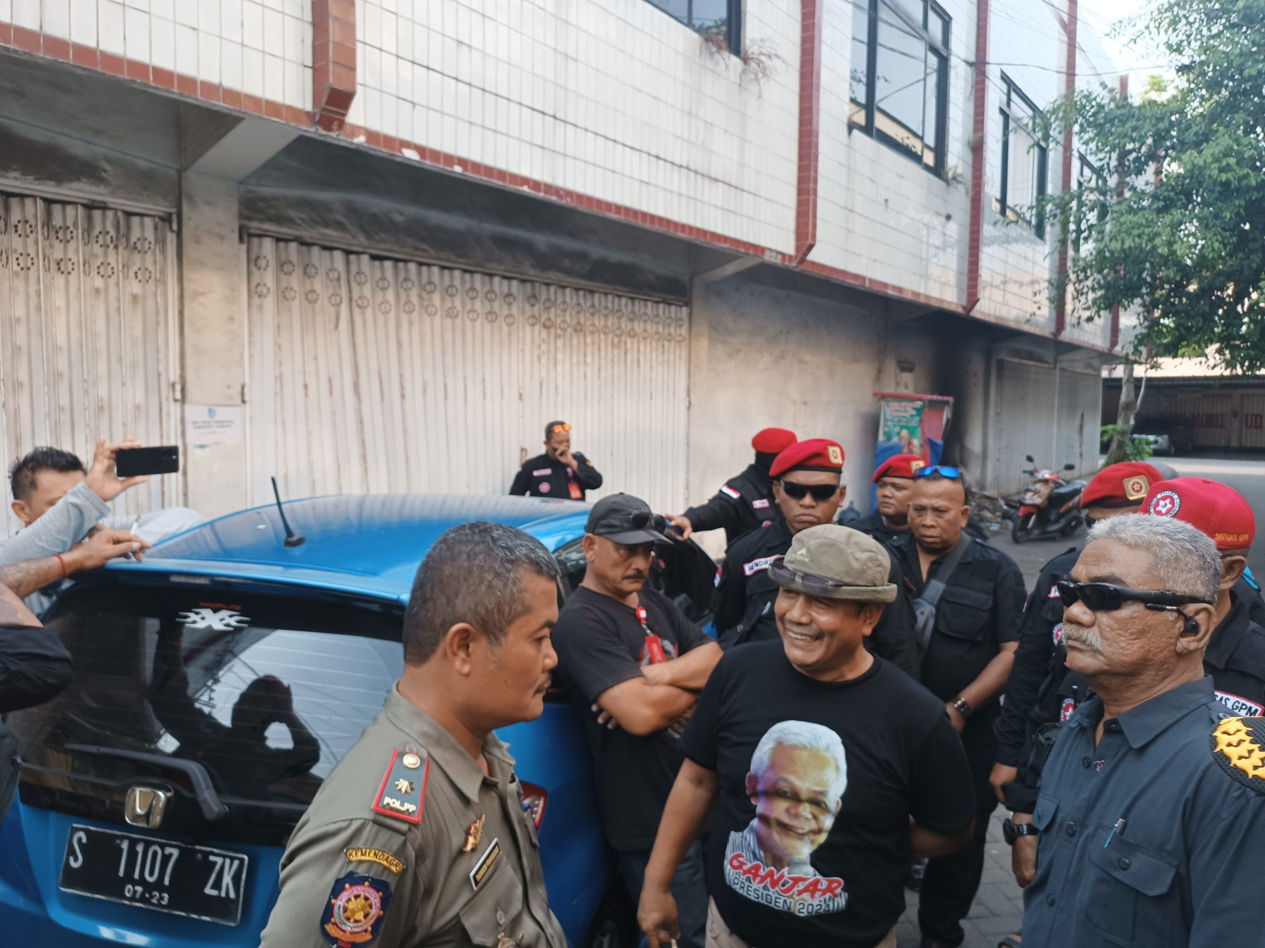 Satpol PP Jombang Mundur Hadapi Gerakan Pemuda Marhaenis