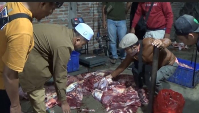 Polres Magetan Berhasil Ungkap Daging Sapi Gelonggongan, Terduga Pelaku  Diamankan