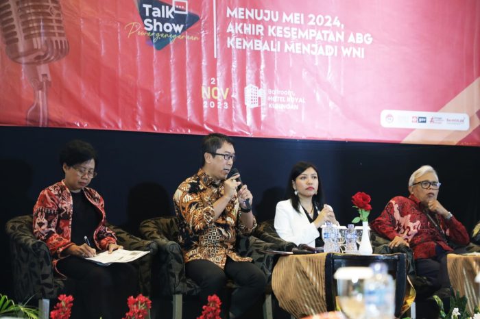 ABG Masih Punya Kesempatan Jadi WNI Hingga 31 Mei 2024