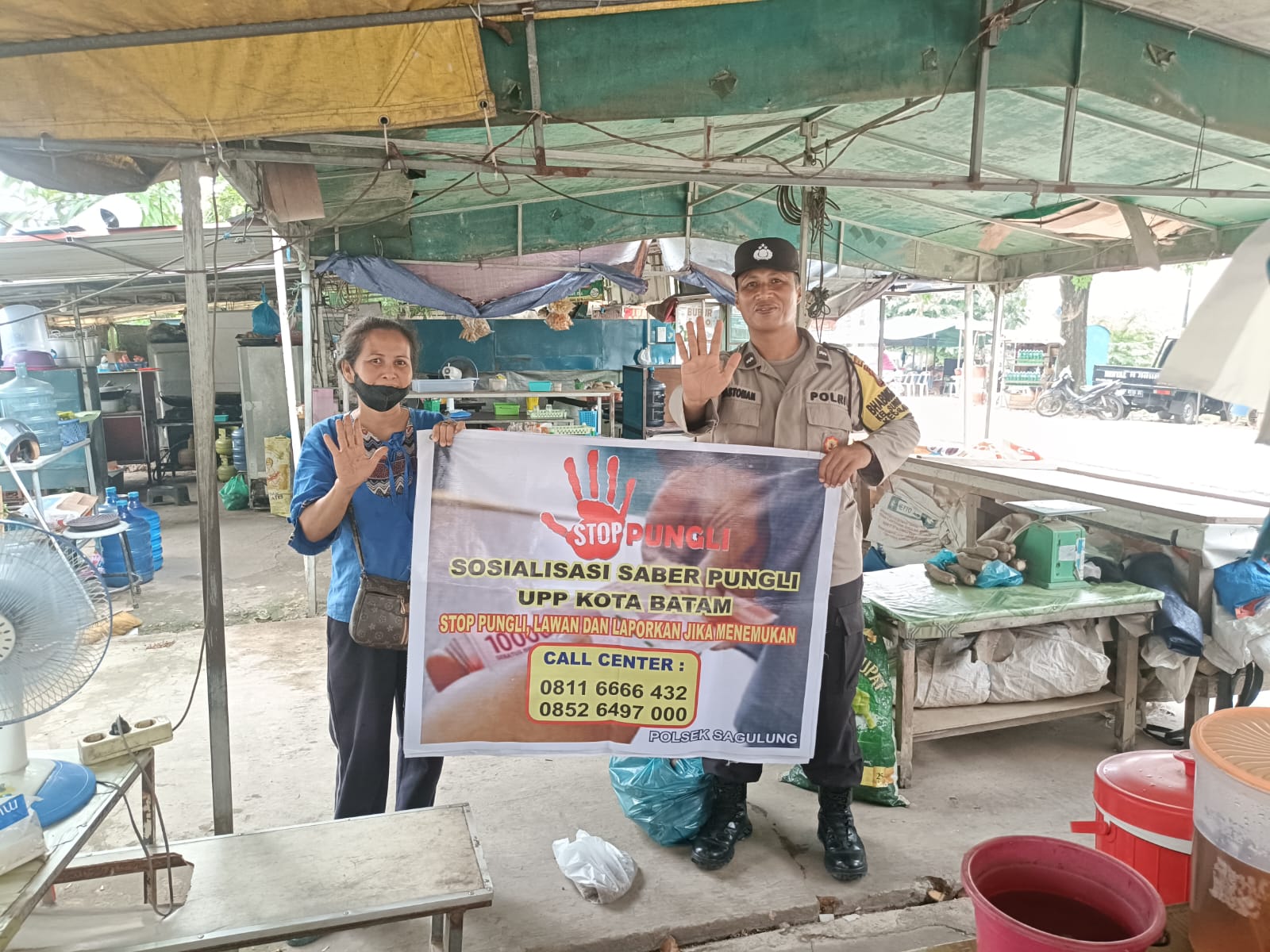 Polsek Sagulung Melaksanakan Patroli Kegiatan Rutin Yang Ditingkatkan KRYD