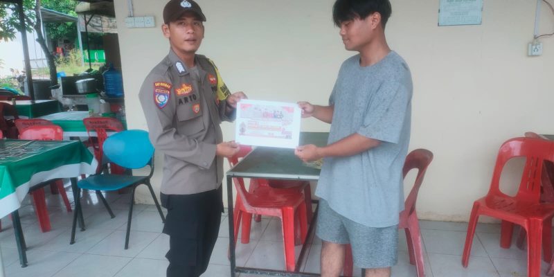 Bravo, Polsek Sagulung Gelar Sosialisi Penerimaan Anggota Polri