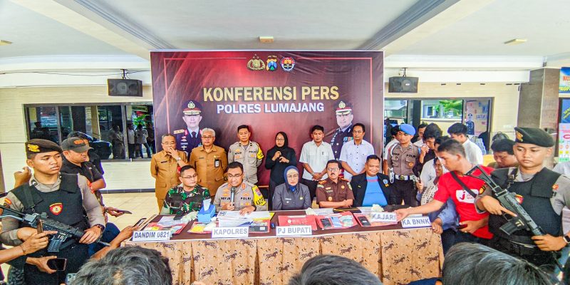 Pemkab Apresiasi dan Dukung Polres Lumajang Berantas Peredaran Narkoba