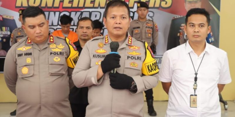 Polresta Sidoarjo Berhasil Amankan Dua Tersangka Curanmor Di Sukodono