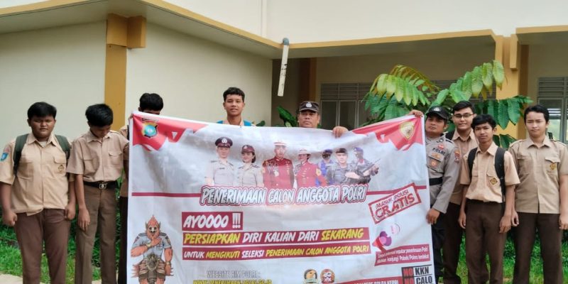 Polsek Bengkong Beri Sosialisasi Penerimaan Anggota Polri di SMA Negeri 25 Tanjung Buntung