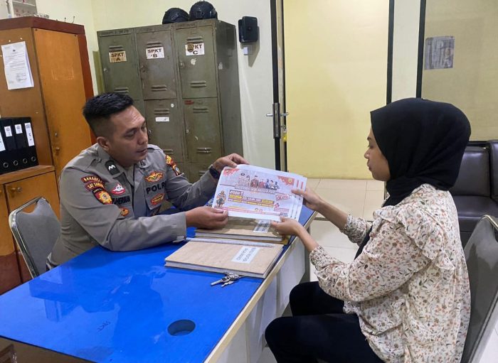 Kegiatan Personil Polsek Batu Ampar Dalam Rangka Sosialisasi Penerimaan Anggota POLRI Presisi