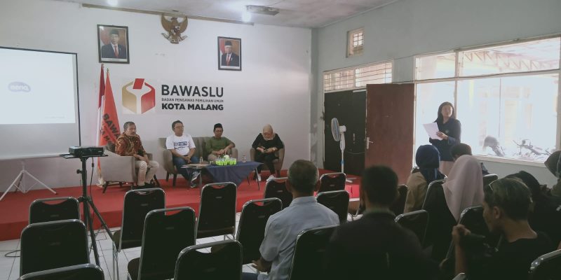 Media Sebagai Garda Depan Informasi Pemilu Berintregritas Tema Bawaslu Kota Malang Jelang Pemilu 2024