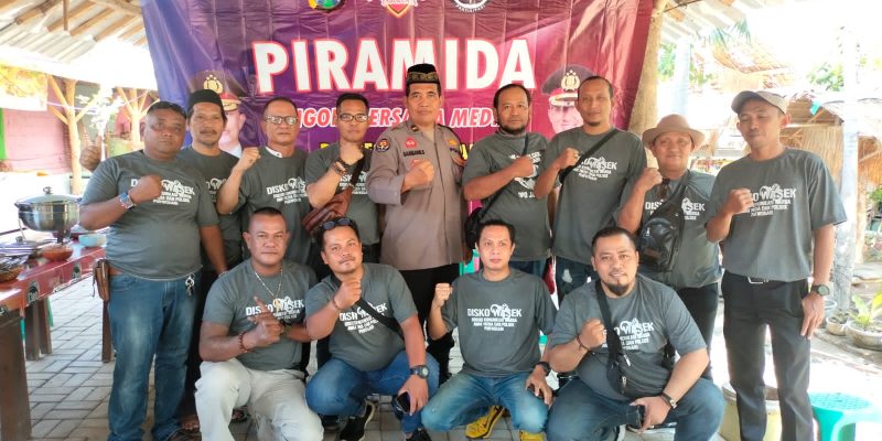 Sinergitas Nyata Bersama Media, Polres Pasuruan Gelar Piramida