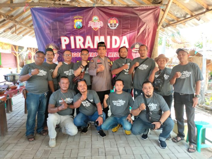 Sinergitas Nyata Bersama Media, Polres Pasuruan Gelar Piramida