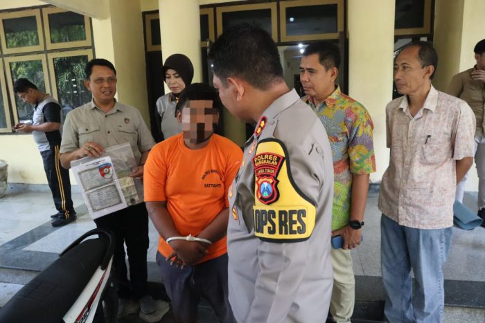 Polres Bangkalan Berhasil Ringkus 1 Pelaku Curanmor Berbekal Rekaman CCTV
