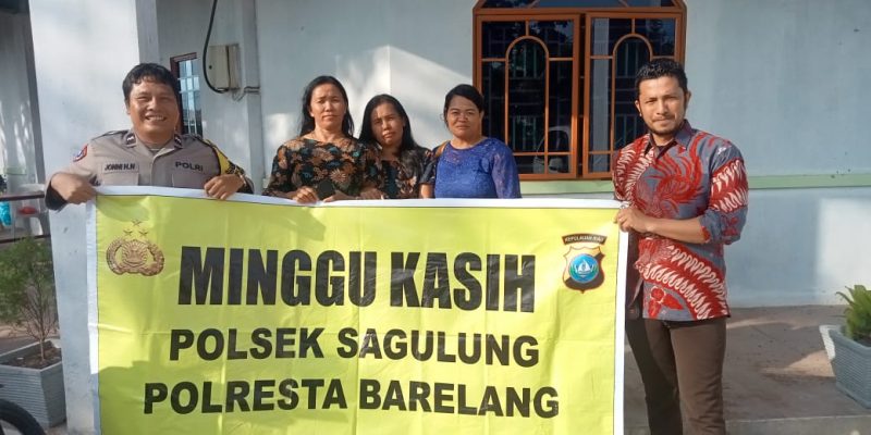Kembali Polsek Sagulung Gelar Minggu Kasih Di Gereja GKPS Gloria Sei Langkai Batam