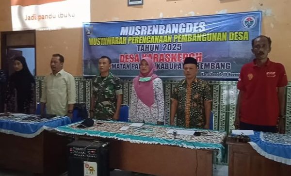 Kegiatan MUSRENBANGDES Tahun 2025 Di Desa Karaskepoh Kecamatan Pancur Peran Aktif Masyarakat Dalam Pengambilan Keputusan Pembangunan Desa