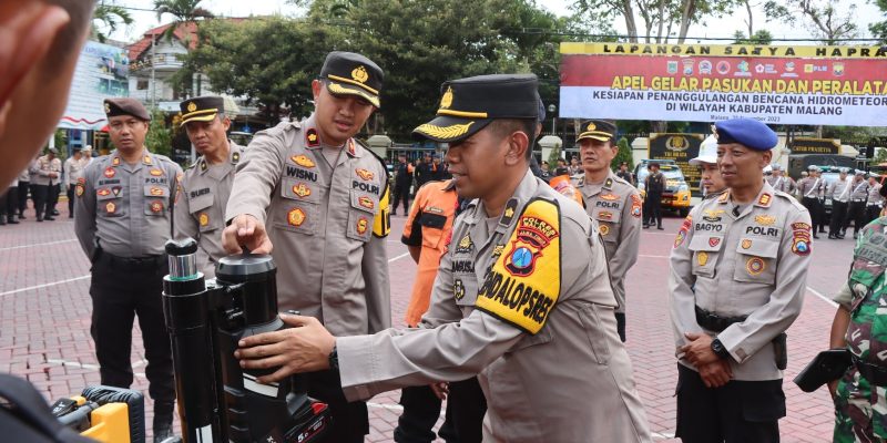 Polres Malang Siapkan Personel Antisipasi Bencana Hidrometeorologi