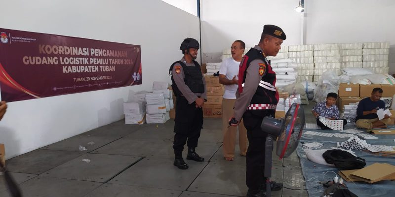 Jelang Pemilu 2024 Polres Tuban Tingkatkan Patroli Obyek Vital