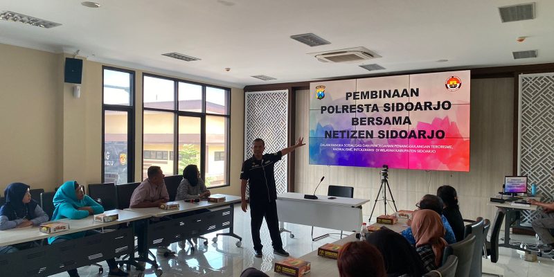Polresta Sidoarjo Gandeng Netizen Siap Tangkal Hoaks di Masa Kampanye Pemilu