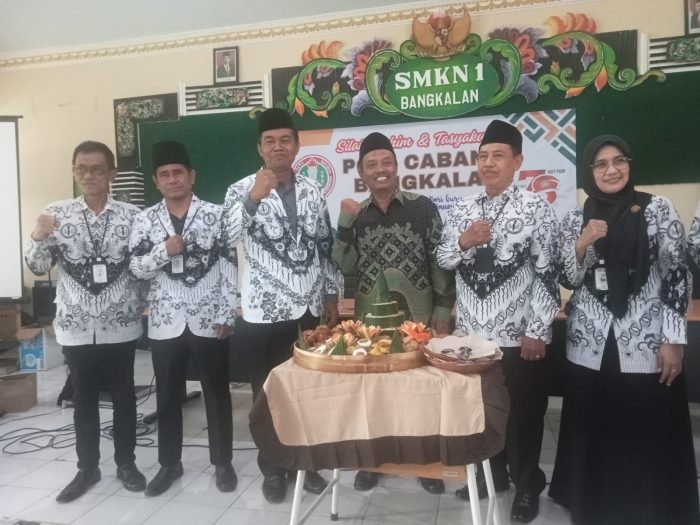Pengurus Cabang PGRI Kecamatan Bangkalan Adakan Silaturahmi Dan Tasyakuran