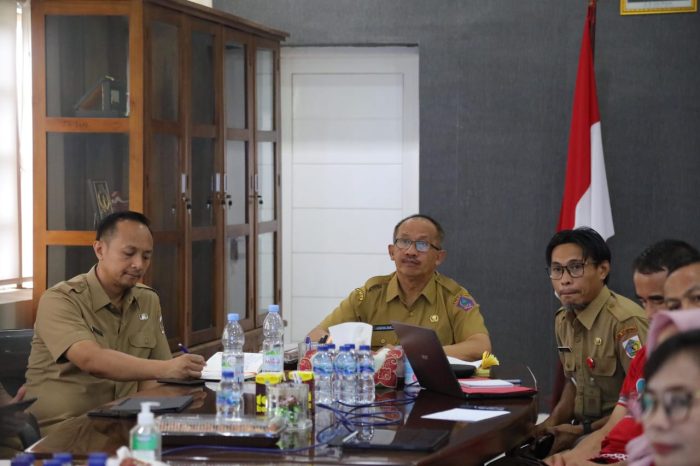 Asripan Nani PJ Walikota Kotamobagu Hadiri Exit Meeting Dengan BPK-RI.