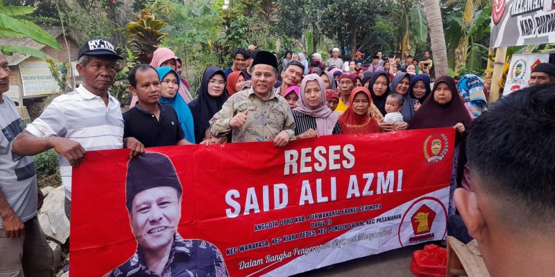 Anggota Dewan Partai  Gerindra Said Ali Azmi Lakukan Reses Di Desa Tanjungsari