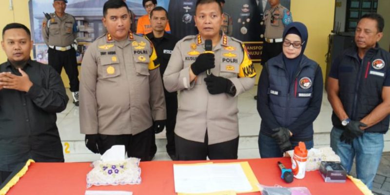 Polresta Sidoarjo Amankan Tersangka Kurir Sabu
