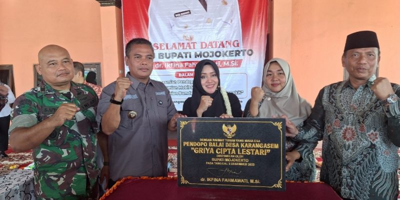 Bupati Ikfina Resmikan Pendopo, Mobil Siaga Hingga BUMDes ‘Karangasem Bangkit’