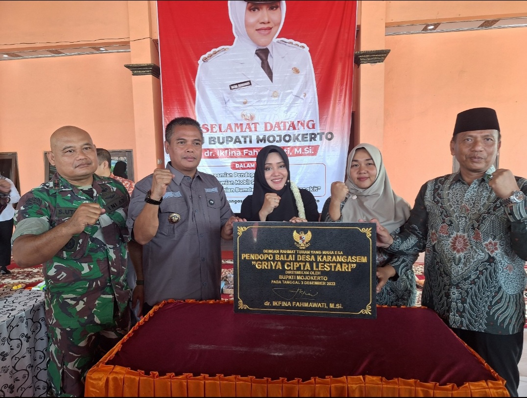 Bupati Ikfina Resmikan Pendopo, Mobil Siaga Hingga BUMDes ‘Karangasem Bangkit’