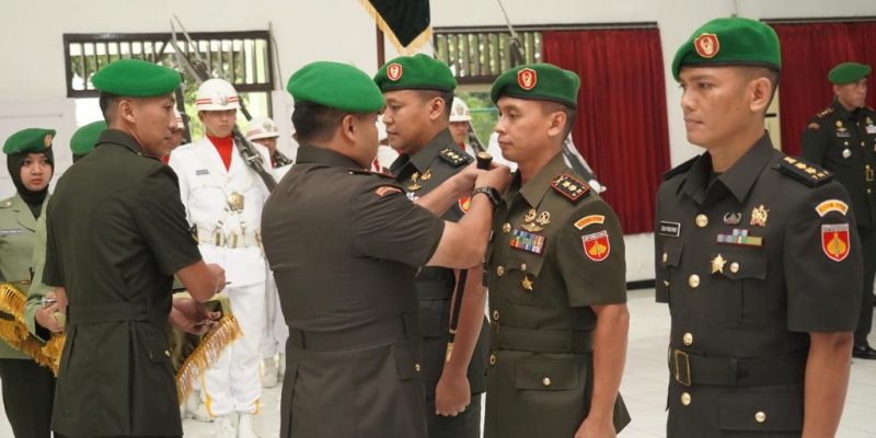 Danrem Wijayakusuma Pimpin Sertijab dan Penyerahan Jabatan Pejabat Korem 071/Wijayakusuma