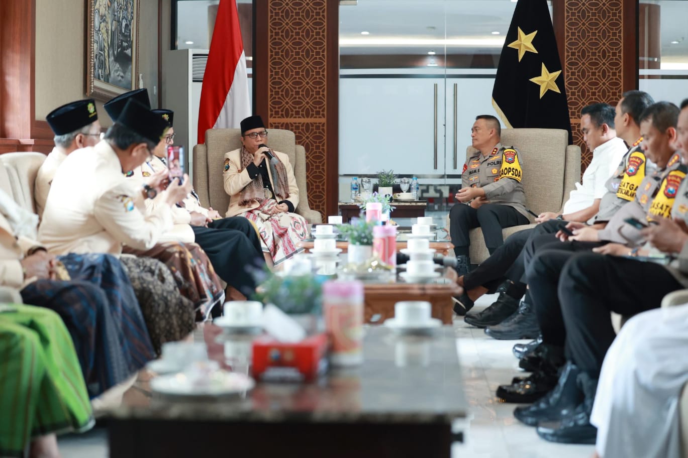Kolaborasi Polda Jatim bersama Da’i Kamtibmas Ciptakan Situasi Kamtibmas Yang Aman Dan Kondusif