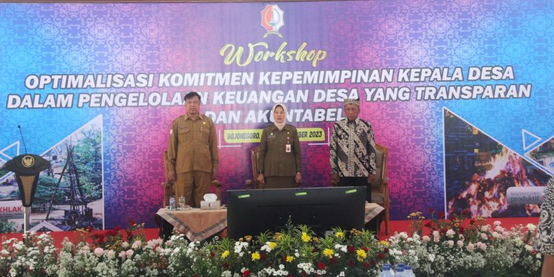 Pemkab Gelar Workshop Pengelolaan Keuangan Desa, Diikuti Kades dan Camat se-Bojonegoro