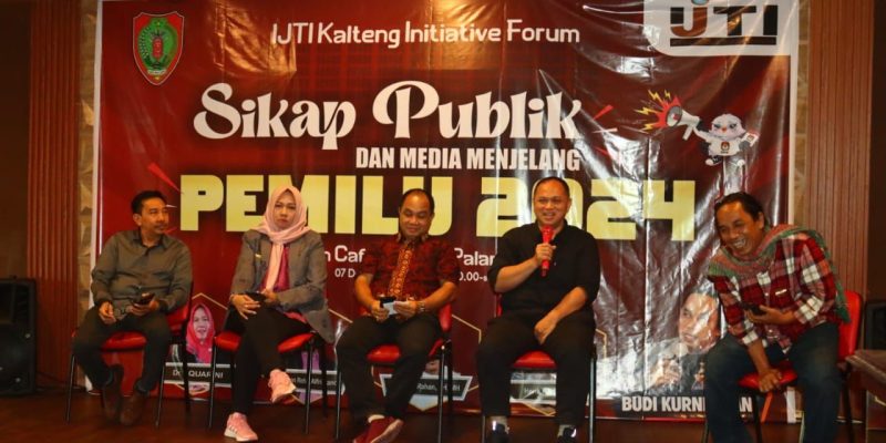 Kabidhumas Polda Kalteng Hadiri Dialog IJTI  Jelang Pemilu 2024