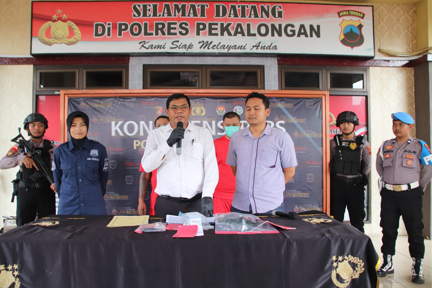 Kurun 1 Bulan Polres Pekalongan Berhasil Ungkap 3 Kasus Peredaran Narkoba