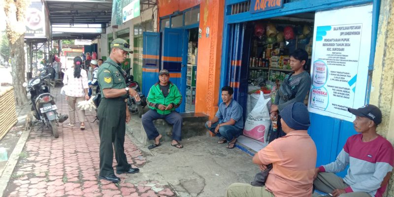 Komsos dengan Ojek Pangkalan, “Serka Usman sampaikan Ini”
