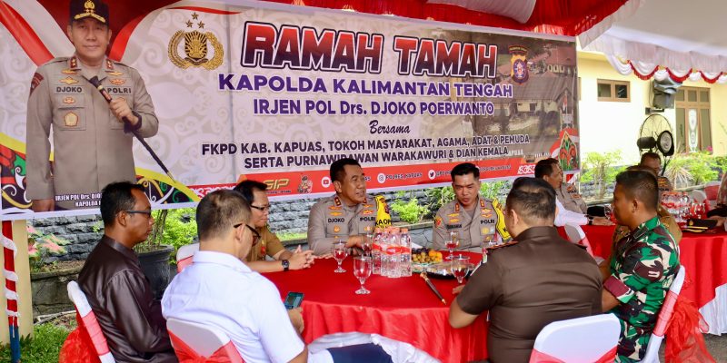 Kapolda Kalteng Ramah Tamah Dengan Forkopimda Kapuas